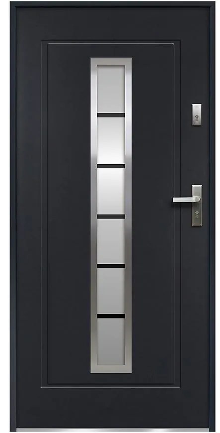 Dvere vchodové Bellona P55 90L Antracit