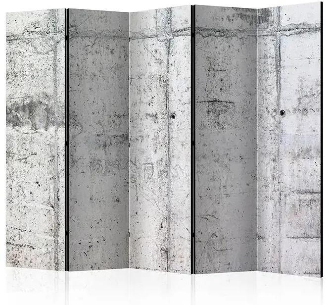 Paraván - Concrete Wall II [Room Dividers] Veľkosť: 225x172, Verzia: Obojstranný