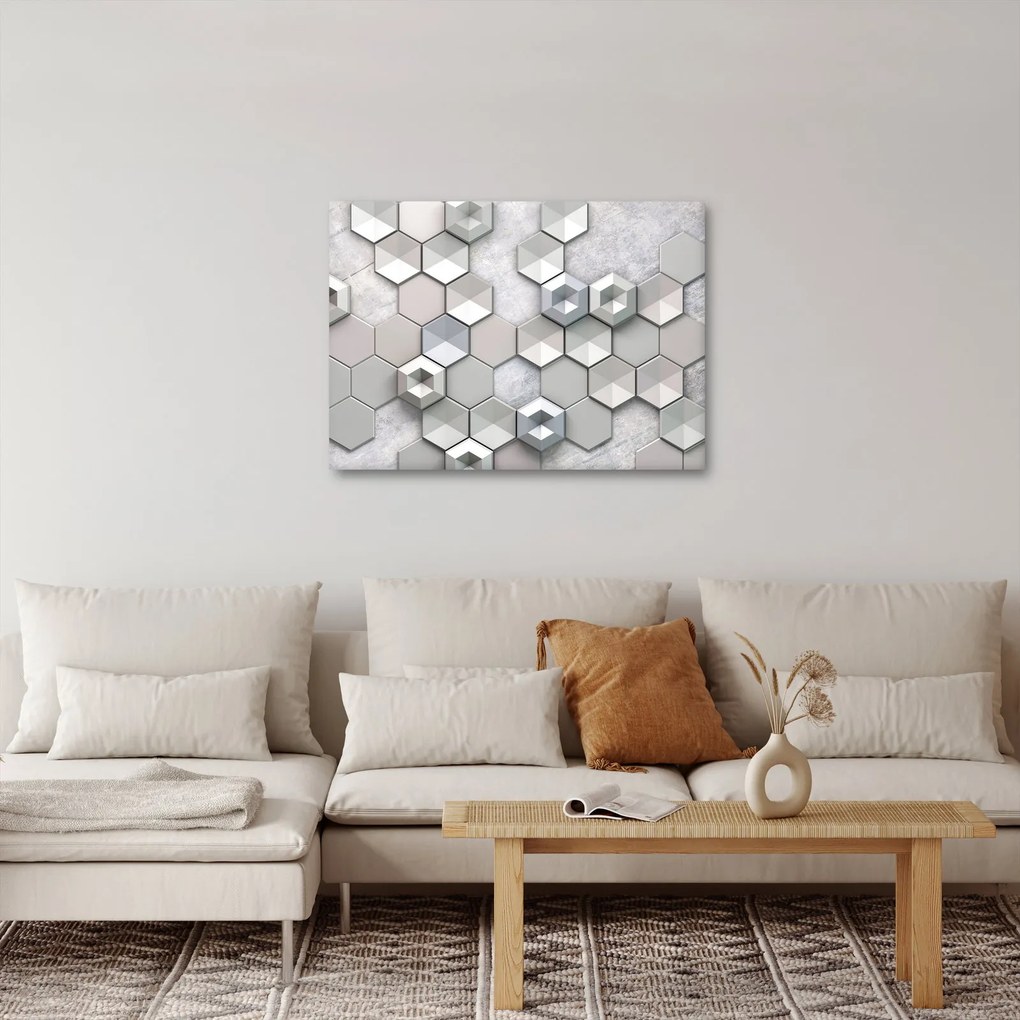 Obraz 3D abstrakcie (70x50 cm)