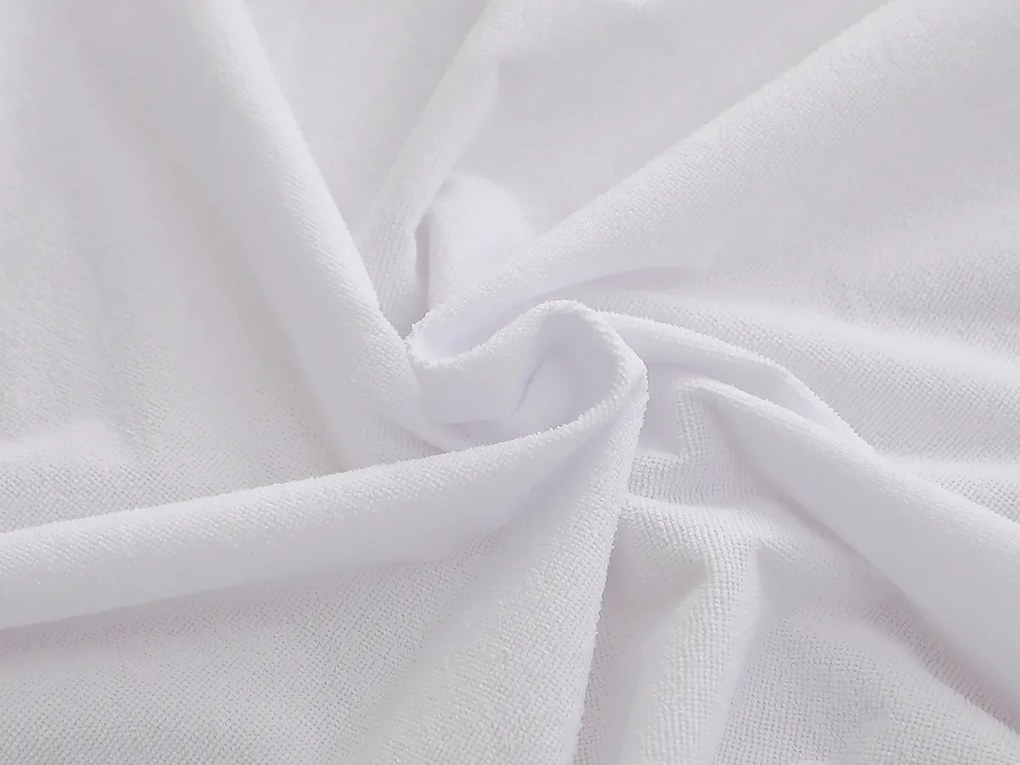 XPOSE® Froté chránič matraca Exclusive - biely 90x200 cm