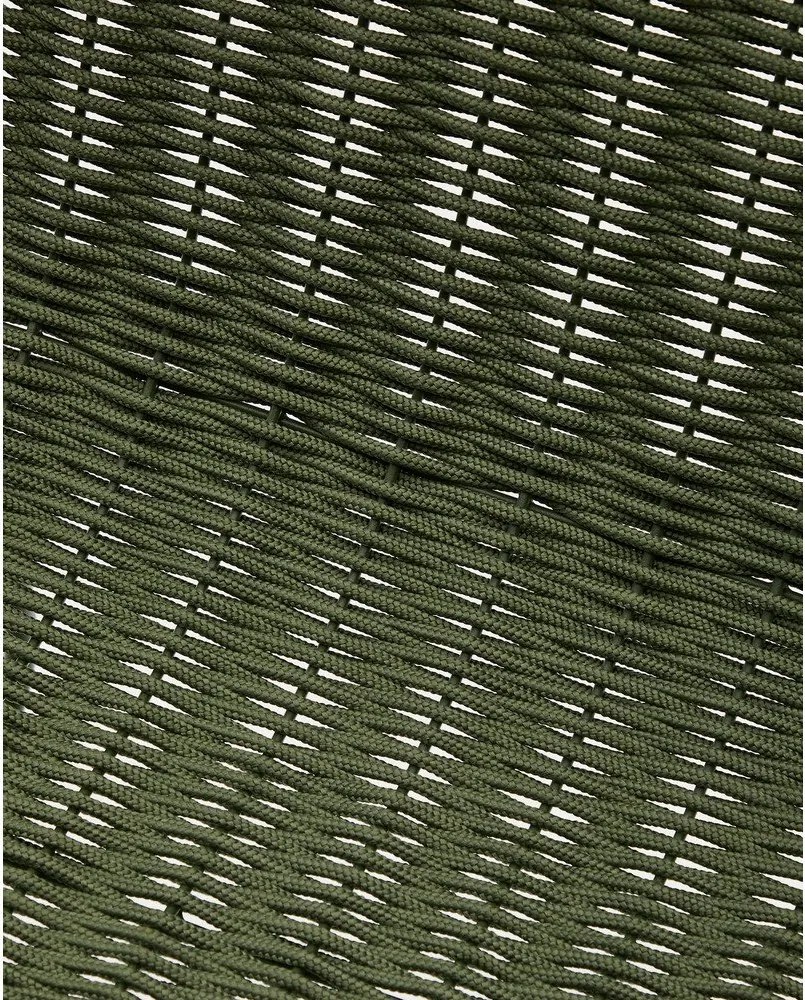 Zelená kovová záhradná stolička Maurina – Kave Home