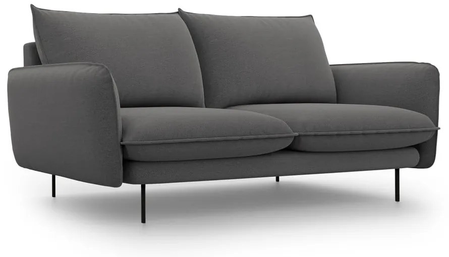 Tmavosivá pohovka Cosmopolitan Design Vienna, 160 cm