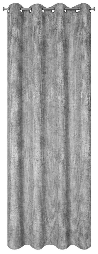 ZATEMŇOVACÍ ZÁVES NA KRÚŽKOCH ALETA 135X250 CM SIVÁ