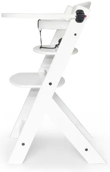 KINDERKRAFT - Detská jedálenská stolička ENOCK biela