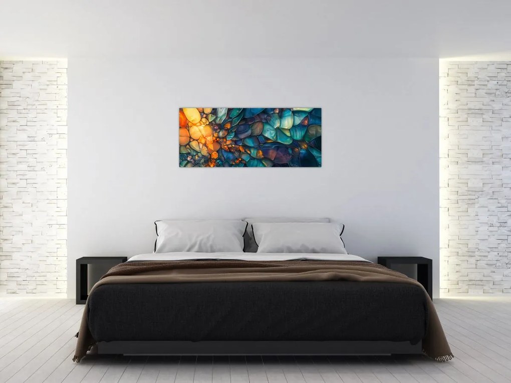 Obraz - Sklenená mozaika (120x50 cm)
