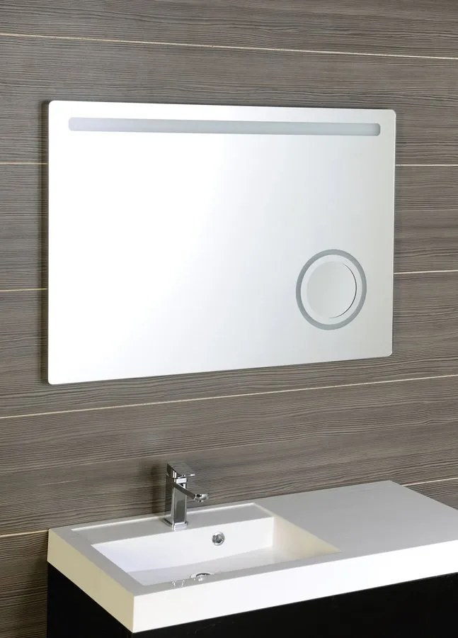 Sapho Sapho, ASTRO LED podsvietené zrkadlo 1000x700mm, kozmetické zrkadielko, MIRL4