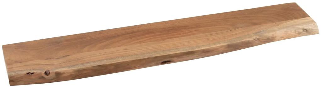 Nástenná drevená polica z akáciového dreva Gerard Acacia L - 115*26*4cm