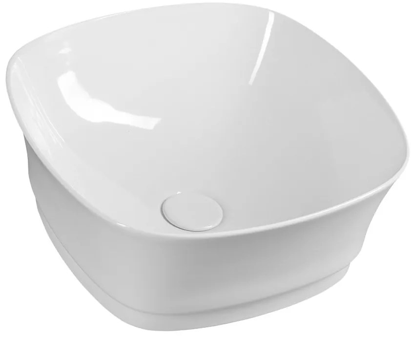 Sapho Sapho, IDEA keramické umývadlo 42x18x42 cm, na dosku, bez prepadu, WH100