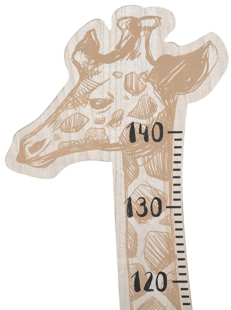 Detská drevená dekorácia na stenu Giraffe 36x140 cm