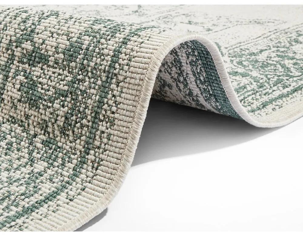 Zeleno-krémový vonkajší koberec NORTHRUGS Borbon, 160 x 230 cm