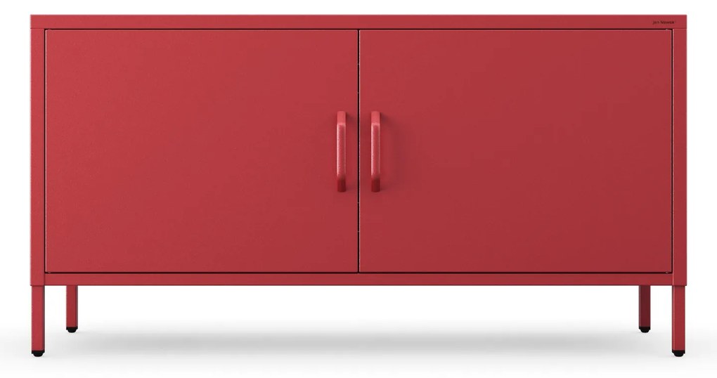 TV stolík na nožičkách ROSA, 1150 x 595 x 400 mm, Modern: červená farba
