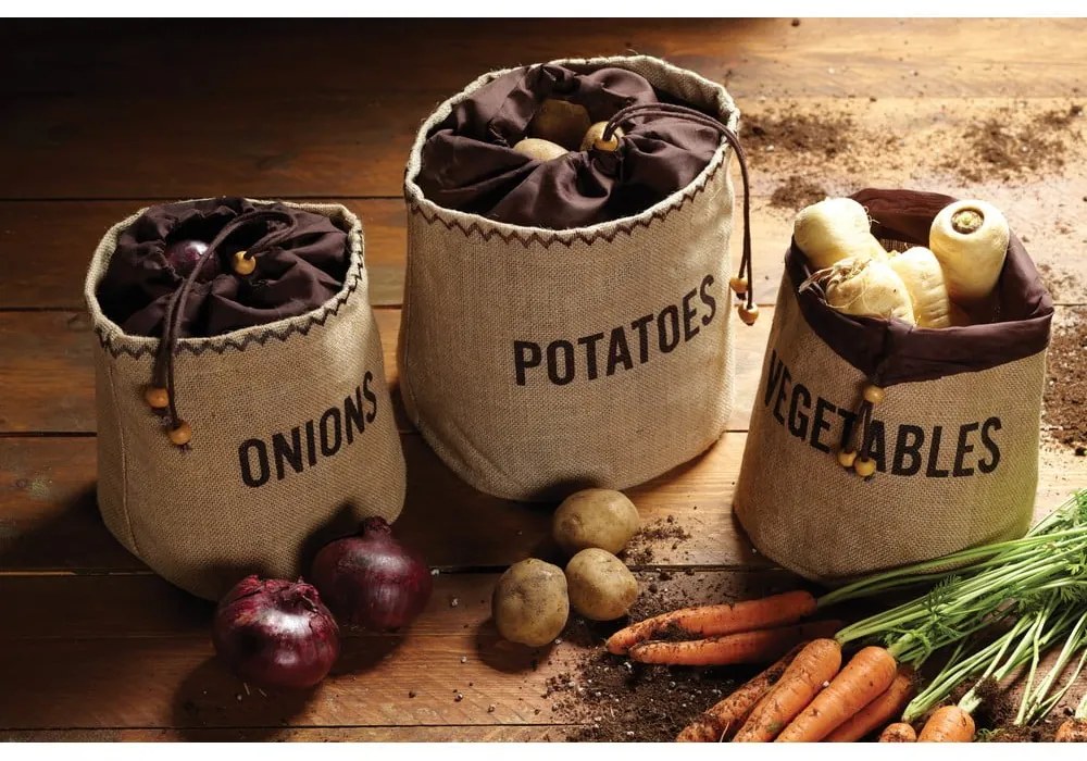 Látková dóza na cibuľu a cesnak – Kitchen Craft