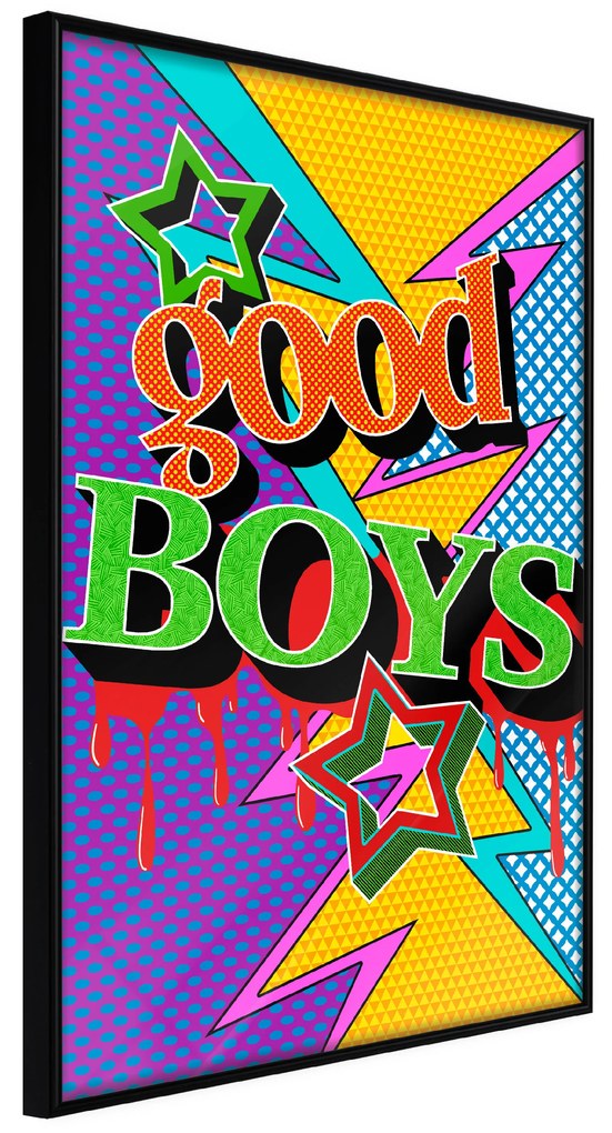 Artgeist Plagát - Good Boys [Poster] Veľkosť: 20x30, Verzia: Zlatý rám