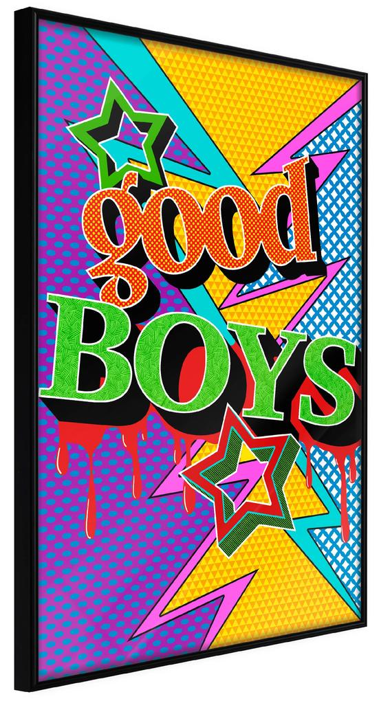Artgeist Plagát - Good Boys [Poster] Veľkosť: 30x45, Verzia: Čierny rám