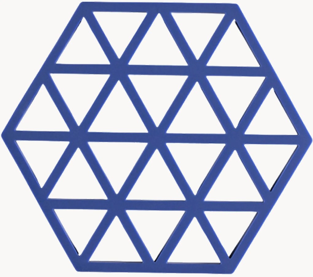 Silikónové podložky pod poháre Triangles, 6 ks