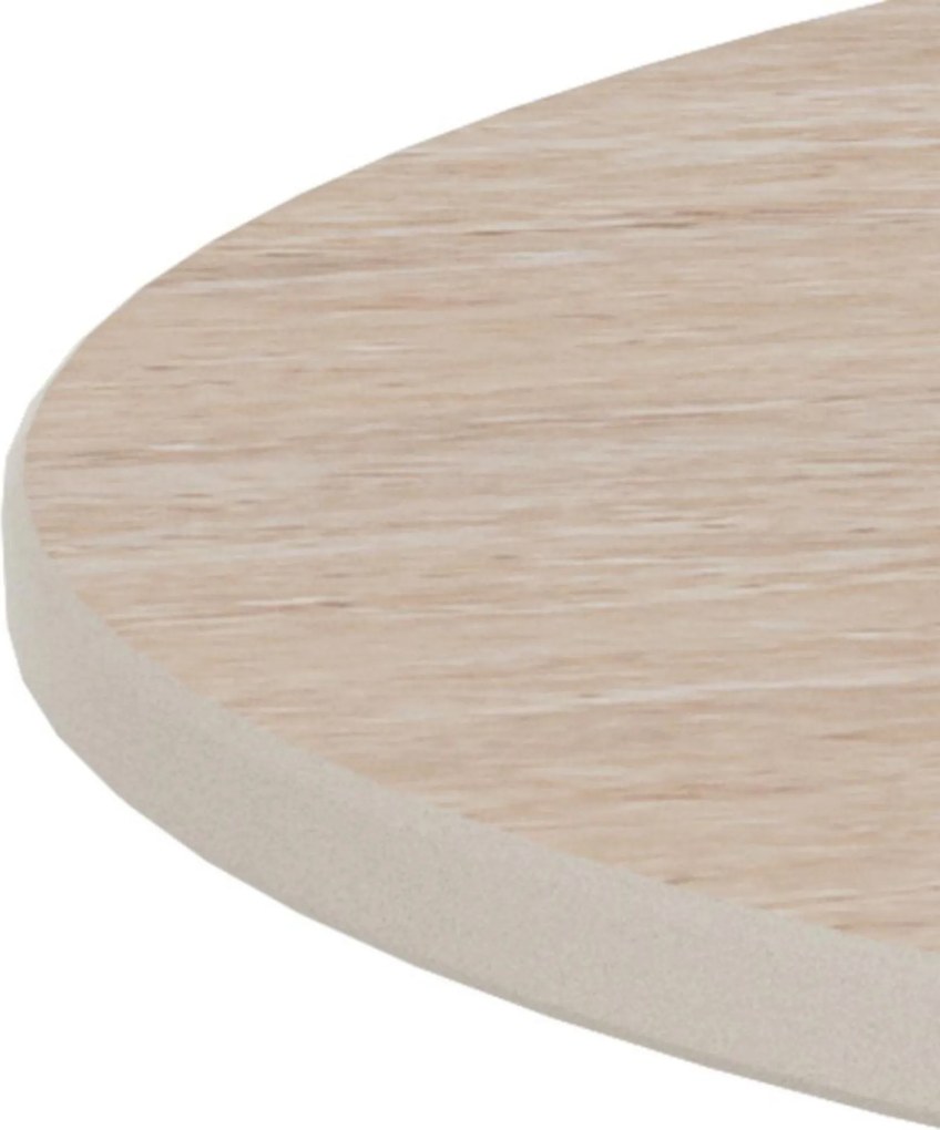 Konferenční stolek Santorini 70 cm travertin/béžový