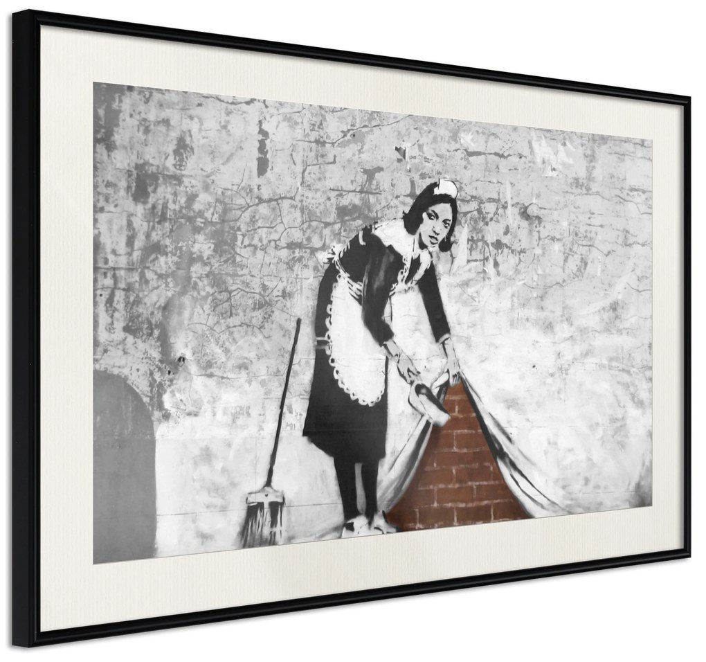 Artgeist Plagát - Maid [Poster] Veľkosť: 60x40, Verzia: Zlatý rám