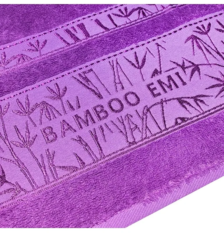 Uterák bamboo fialový 50x100 cm EMI