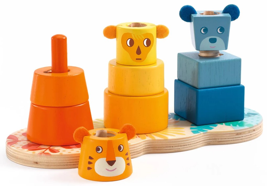 Drevené stohovacie pyramídy - 3 spôsoby stohovania