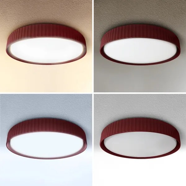 BRILAGI-LED Stmievateľné stropné svietidlo LUCIA LED/48W/230V priemer 41 cm červené + DO