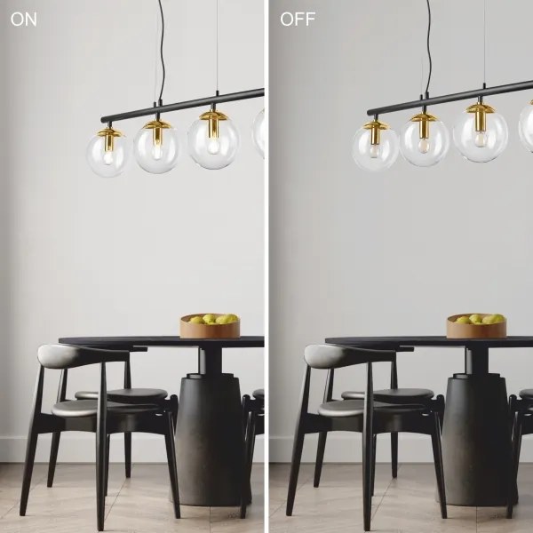 Luster na lanku ELOISE 4xE14/15W/230V