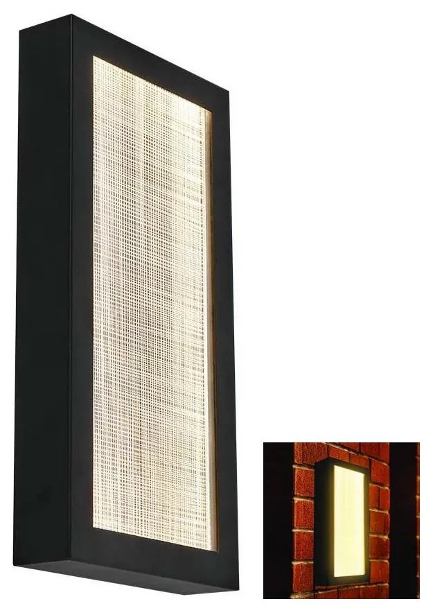 LED Vonkajšie nástenné svietidlo LED/20W/230V IP65 3000K