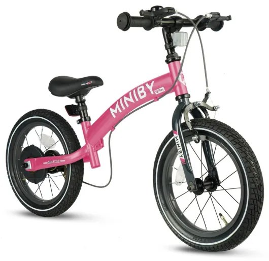 Detský bicykel Miniby 14" ružový