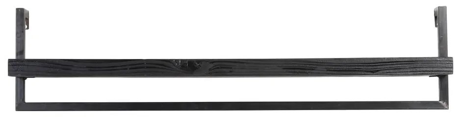 Matne čierna polica z jedľového dreva Maddison - Light &amp; Living