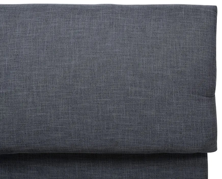Čalúnená posteľ 160 x 200 cm sivá BELFORT Beliani