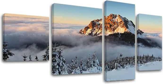 Obraz na plátne 4 dielny SLOVENSKO SK008E40