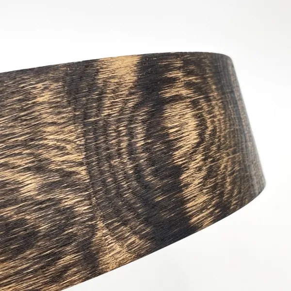 Stropné svietidlo OAK SMOKY 1xE27/15W/230V, pr. 27,5 cm, dub tmavohnedý