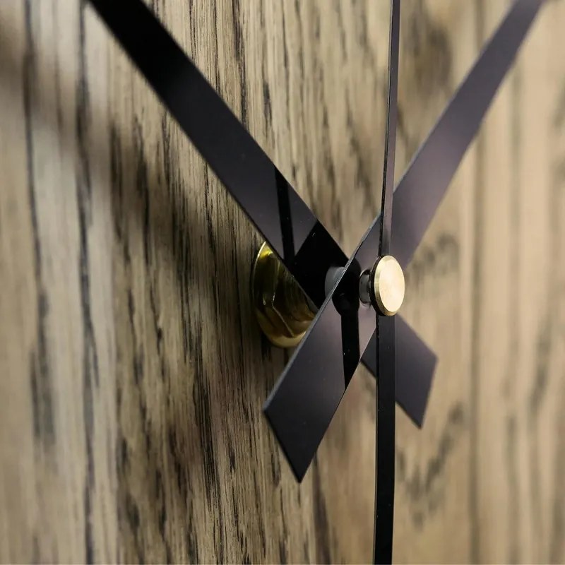 Ručne vyrábané dubové drevené hodiny | Elegantný dizajn | SENTOP MAS008-akcia20