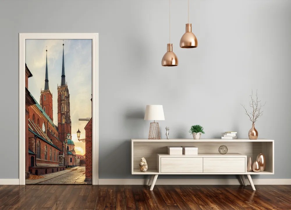 Fototapeta samolepiace na dvere Vratislav Poľsko 95x205 cm