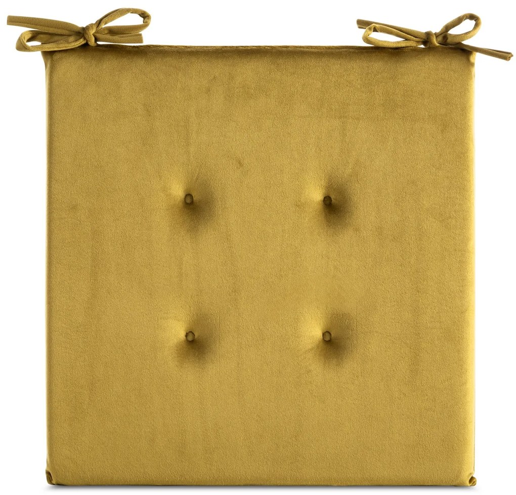 PODSEDÁK NA STOLIČKU GAJA 40X40X3 CM HORČICOVÁ