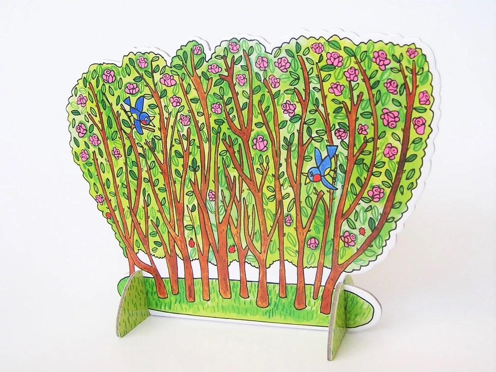 MARIONETINO – Šípkový ker – kulisa k bábkovému divadlu