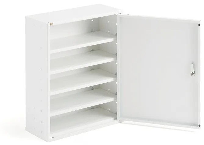 Kancelárska skrinka SERVE, 580x470x205 mm, biela