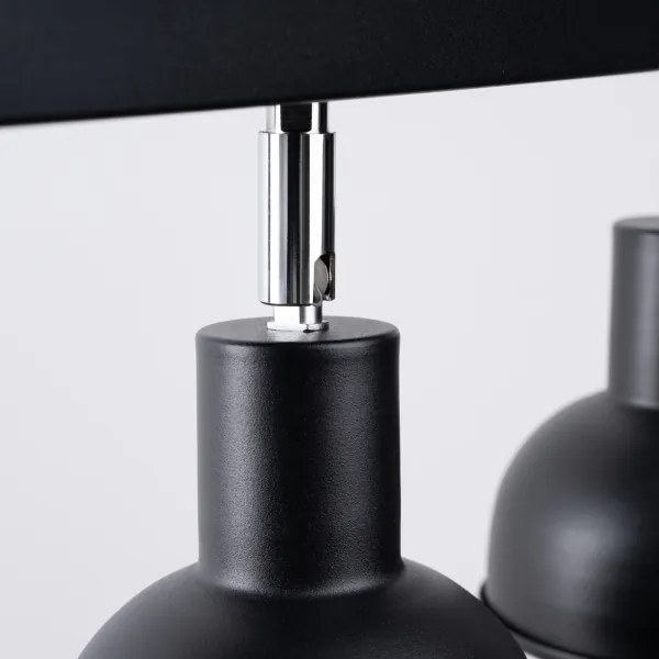 Sollux SL.1318 - Bodové svietidlo ELBA 3xE27/15W/230V čierna