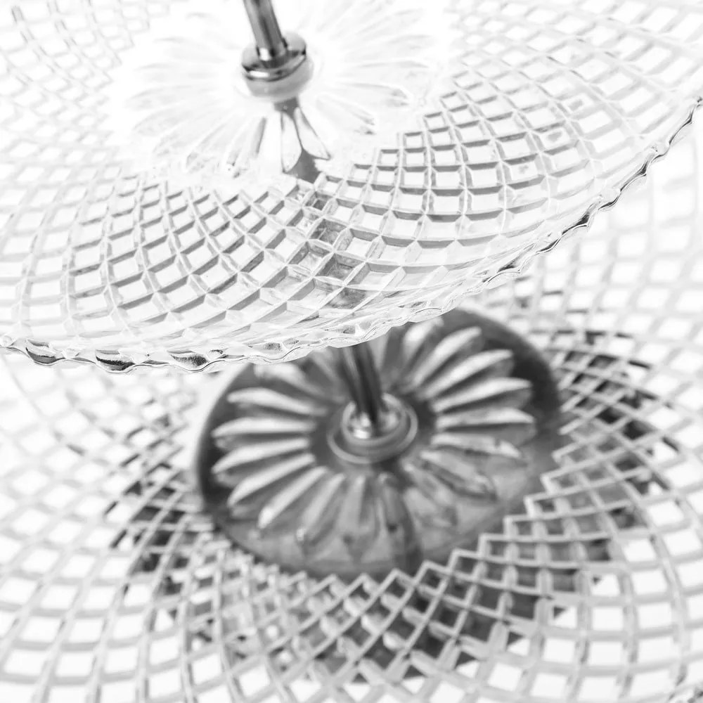 Sklenený etažér Harlequin – Casa Selección