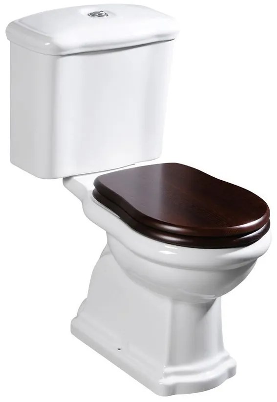 Kerasan Kerasan, RETRO WC sedátko, orech/chróm, 109040