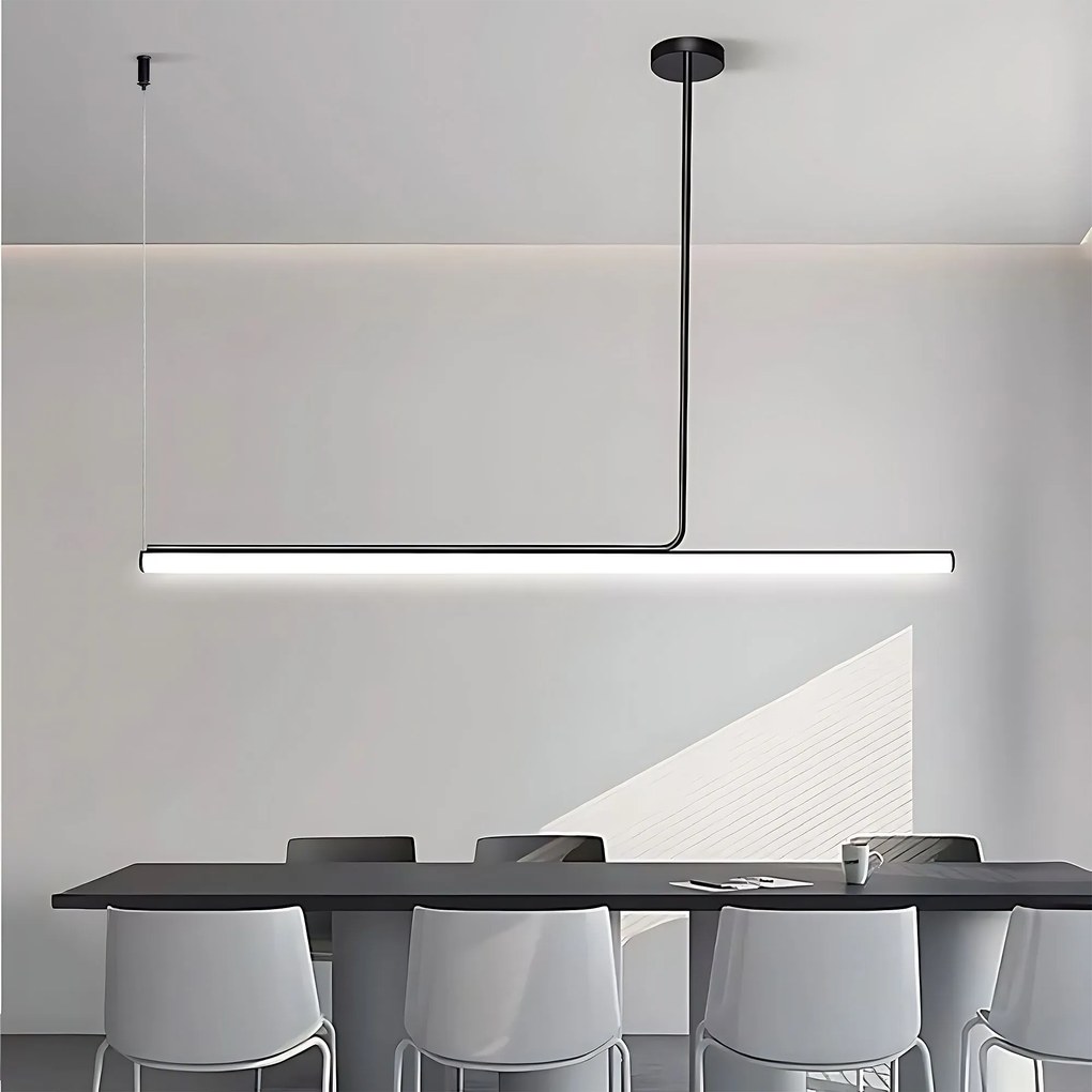 Toolight Toolight, LED stropné svietidlo 140cm, 14W, APP1660-CP, čierna, OSW-06994