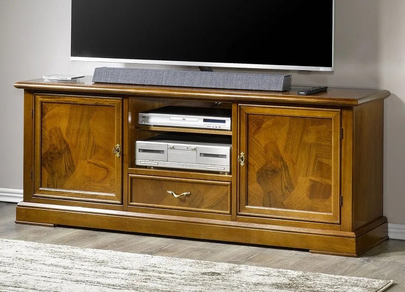 (3776) CASETTA TV stolík z obdobia orech
