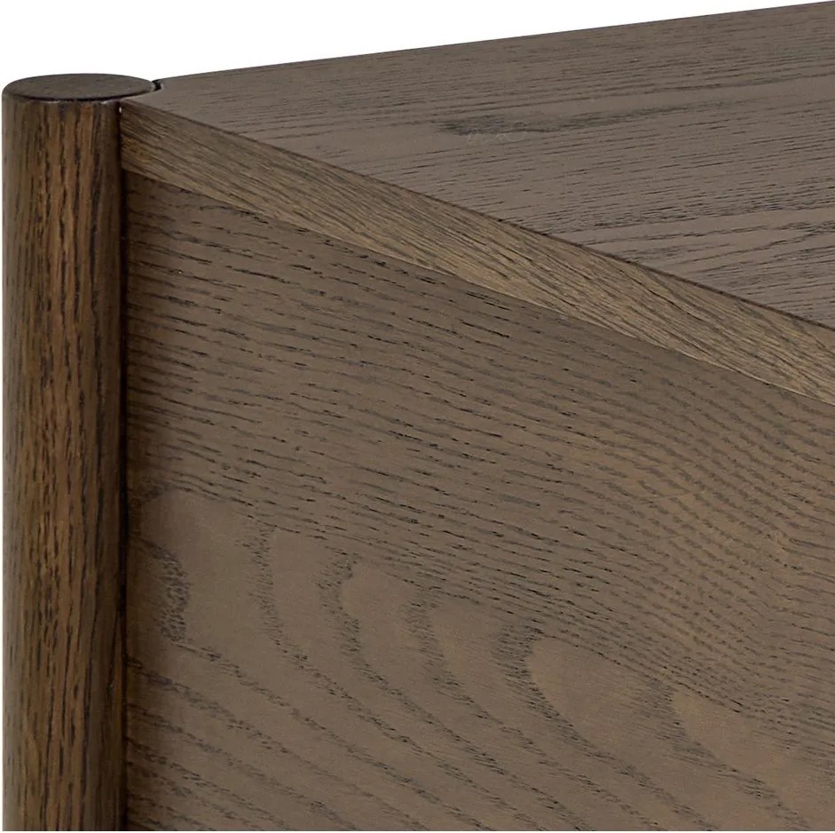 Nočný stolík v dekore duba v tmavoprírodnej farbe Monfort – Actona