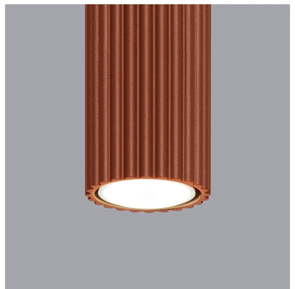 Bodové svietidlo v tehlovej farbe Gleam – Sollux