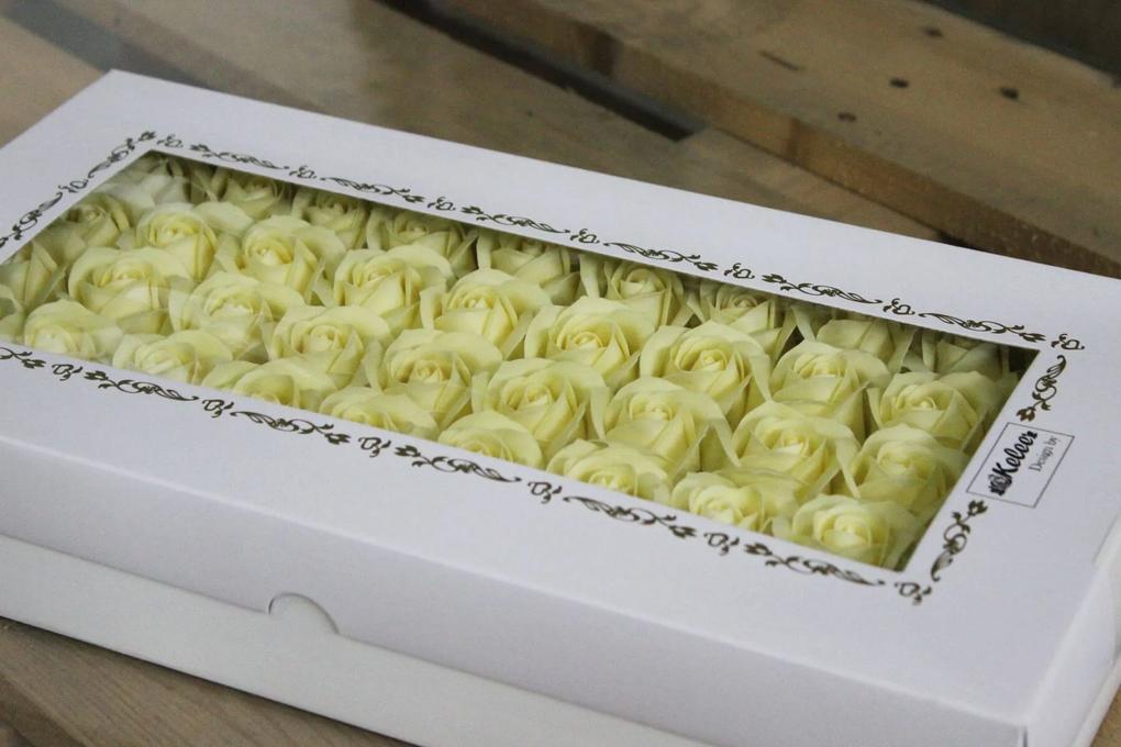 Maslové mydlové ruže 50ks 6cm