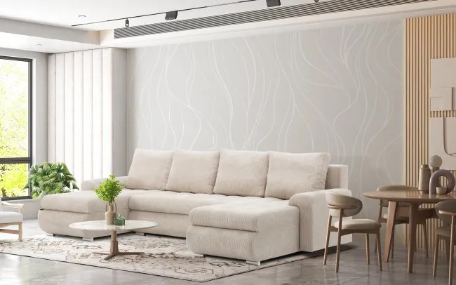 Sedacia súprava FORESTA ULL Kronos v tvare U béžová