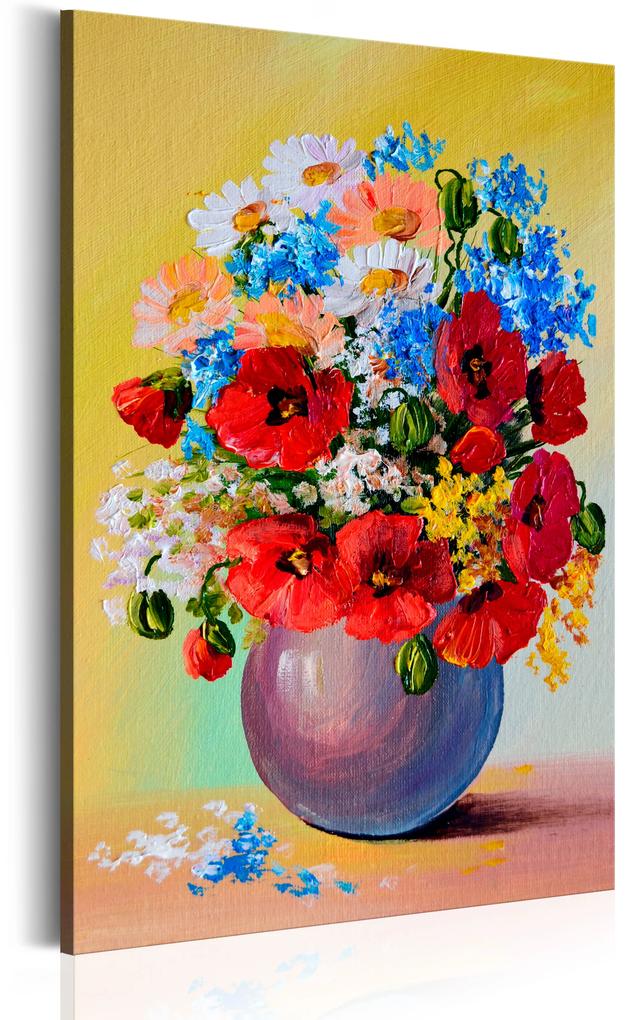 Artgeist Obraz - Bunch of Wildflowers Veľkosť: 40x60, Verzia: Na talianskom plátne