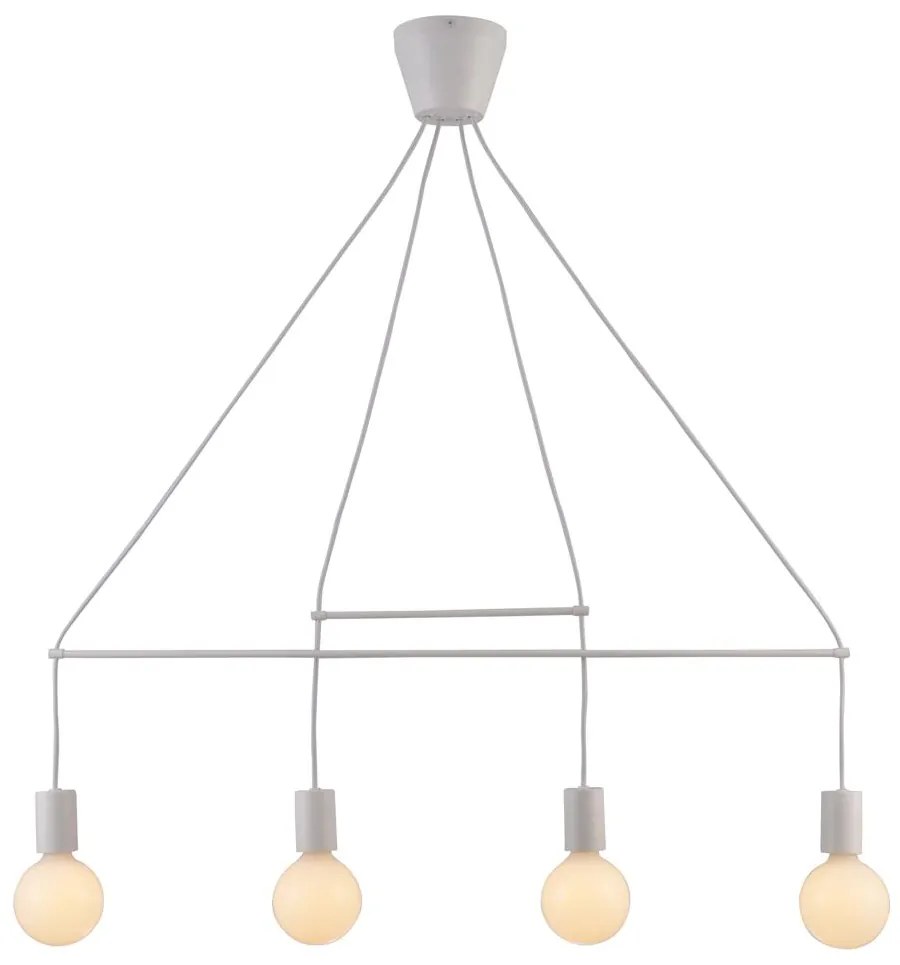 Candellux ALTO Luster 4X40W E27 White Mat 34-70906