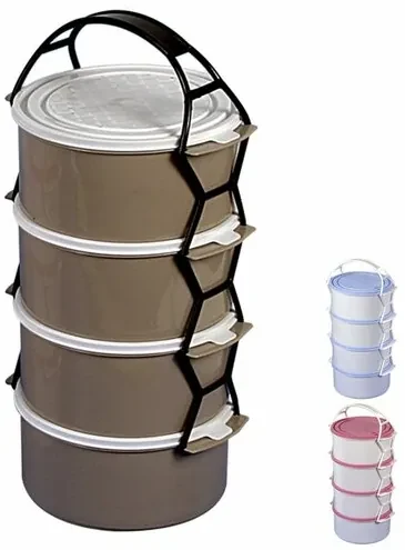 Plastový obedár 4x1,15 l