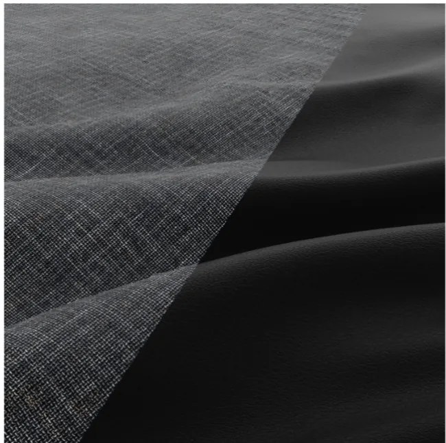 Rohová rozkladacia sedačka LUGO popolová / čierna