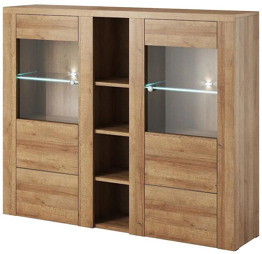 Komoda Larona 2D dub riviera svetlé 46